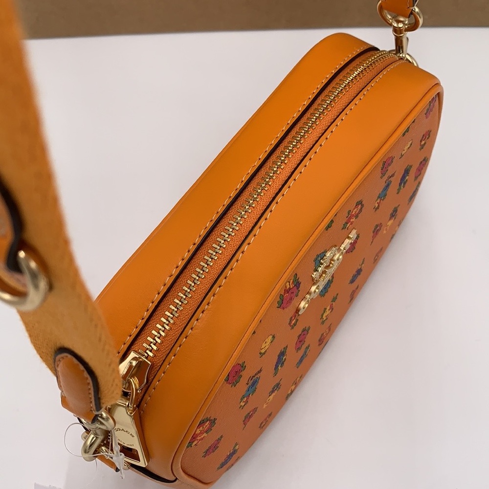 COACH Mini Jamie Camera Bag With Mini Vintage Rose Print
Im/Light Orange NWT - Picture 7 of 16